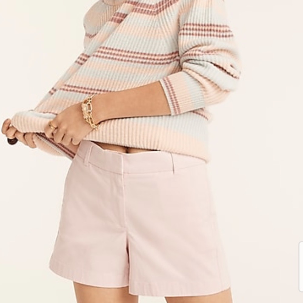 J. Crew 4” chino shorts size 6